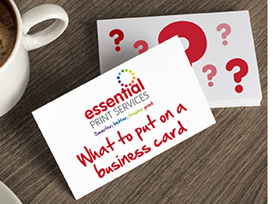 What to put on a business card