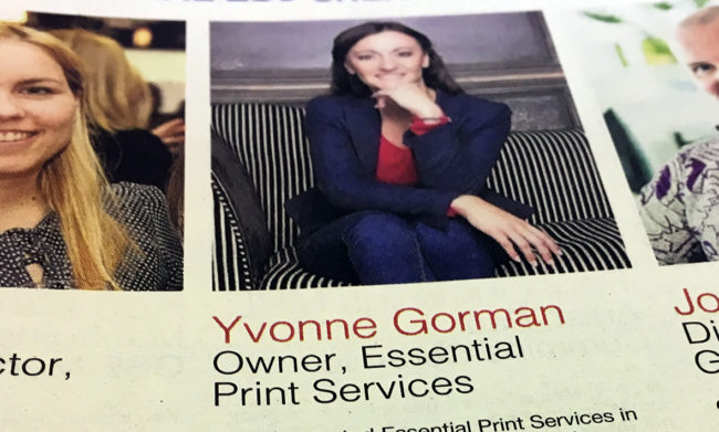 Yvonne Gorman, Derby’s inspirational business woman