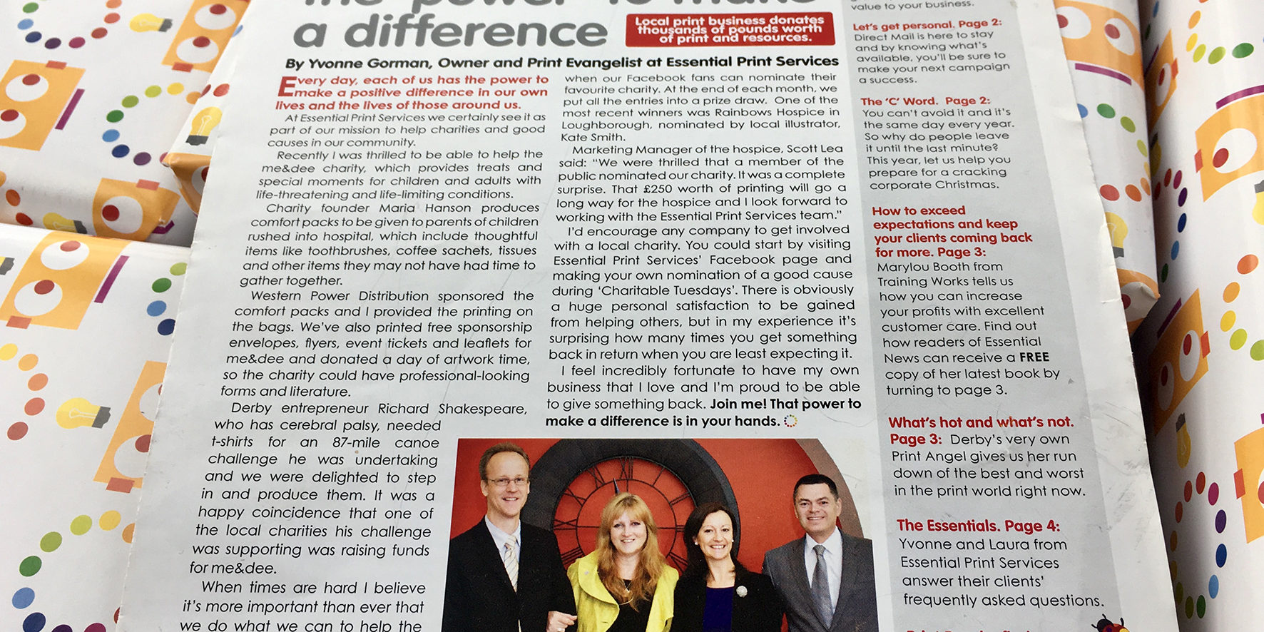 Yvonne Gorman and Maria Hanson MBE