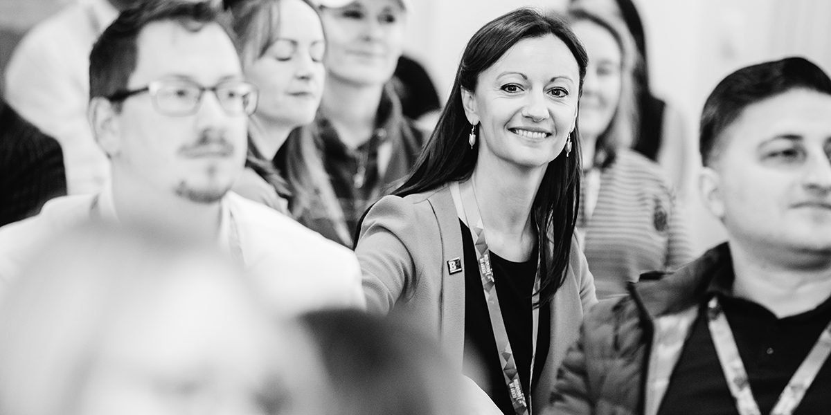 Yvonne Gorman at the Small Business Saturday UK event 2018 Yvonne Gorman amongst other people at Small Business Saturday UK event 2018