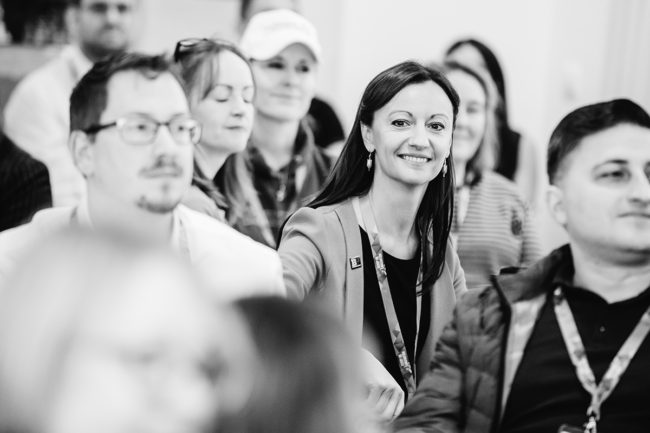 Yvonne Gorman at the Small Business Saturday UK event 2018 Yvonne Gorman amongst other people at Small Business Saturday UK event 2018