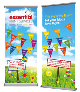 Printed roller banners