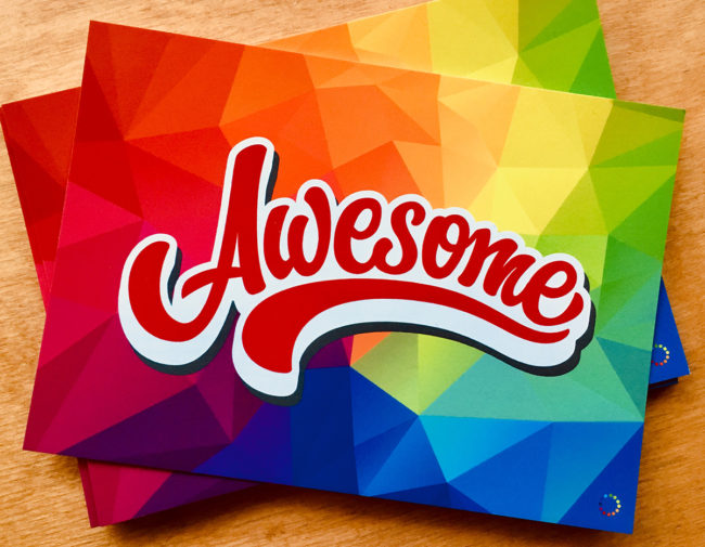 Awesome-Printed-Postcard